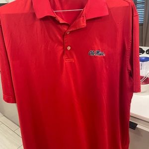Ole Miss game day polo (red)